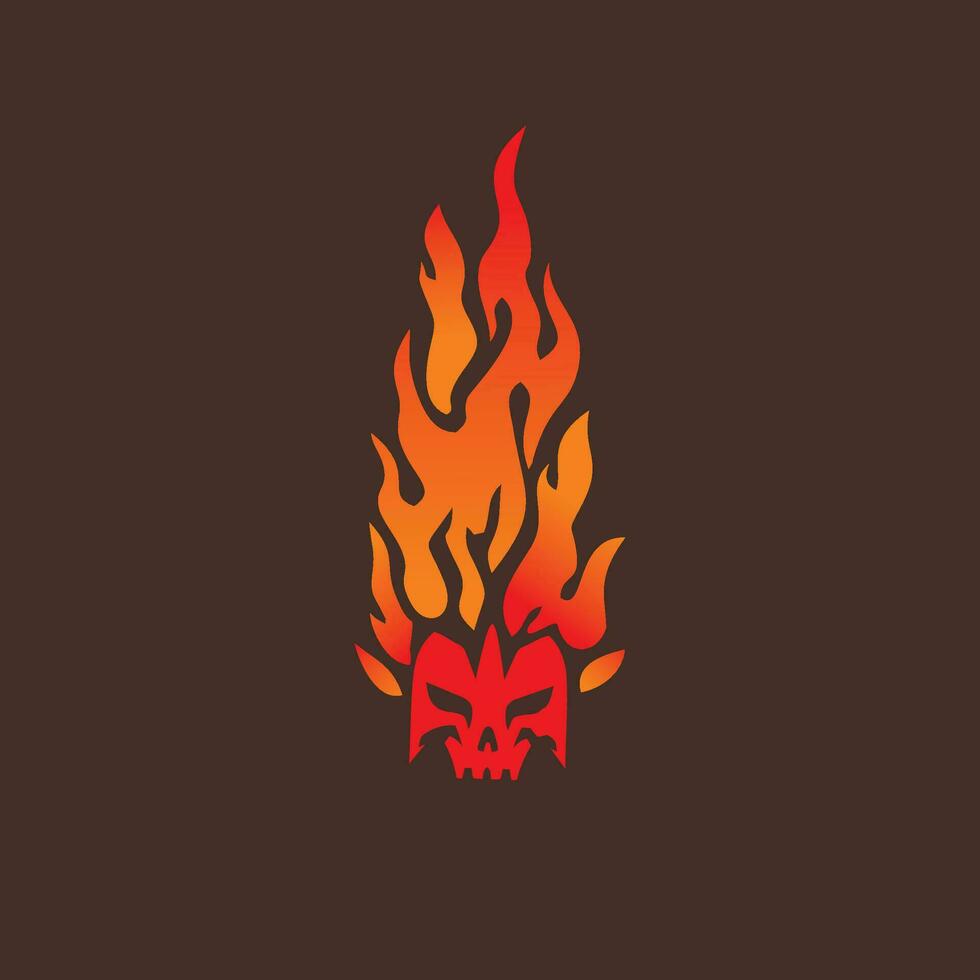 pirata monstruo logo diseño, vikingo logo diseño, cabeza de fuego mar Rey logo vector