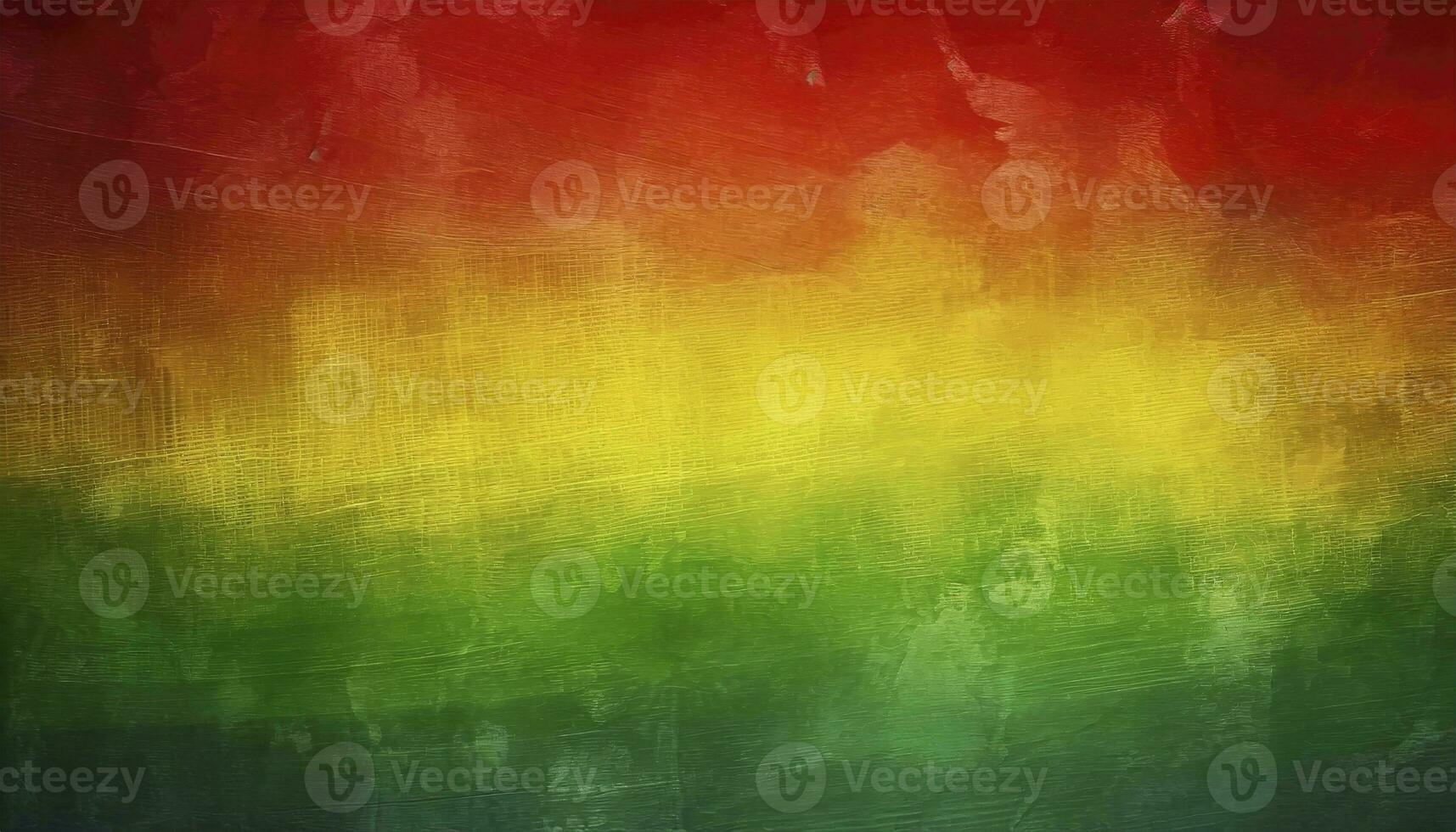 AI generated Black History Month Celebration Background. A textured canvas with grunge texture in red, yellow, and green paint colors, symbolizing the significance of Black History Month. photo