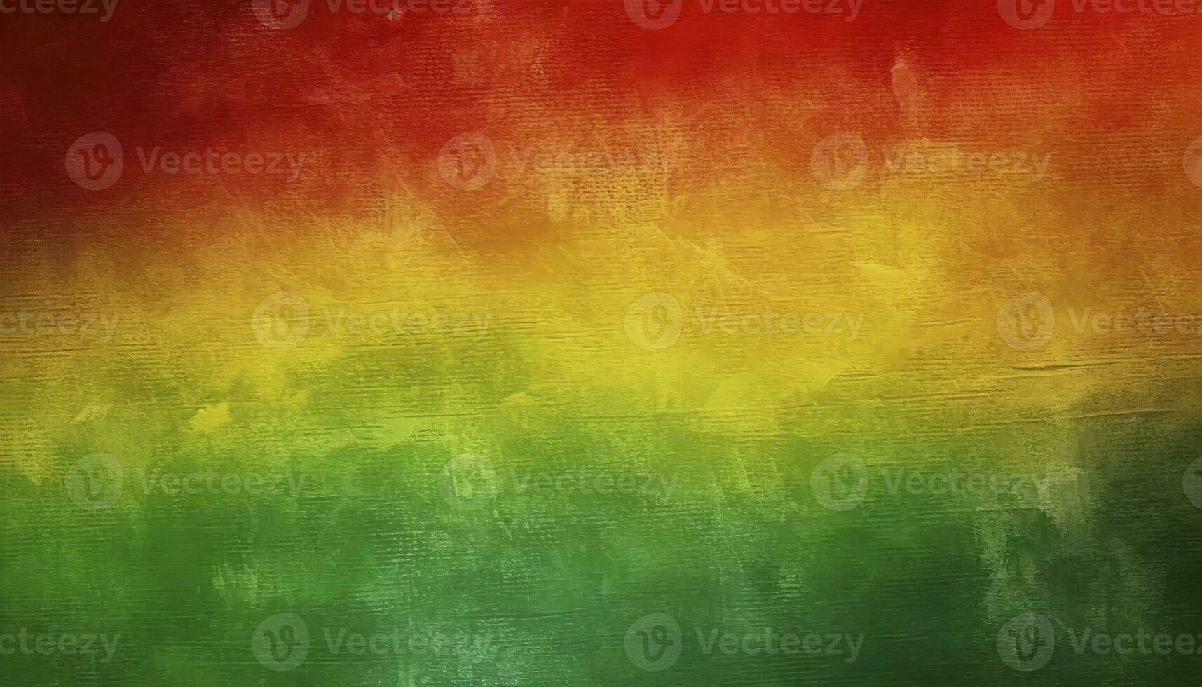 AI generated Black History Month Celebration Background. A textured canvas with grunge texture in red, yellow, and green paint colors, symbolizing the significance of Black History Month. photo