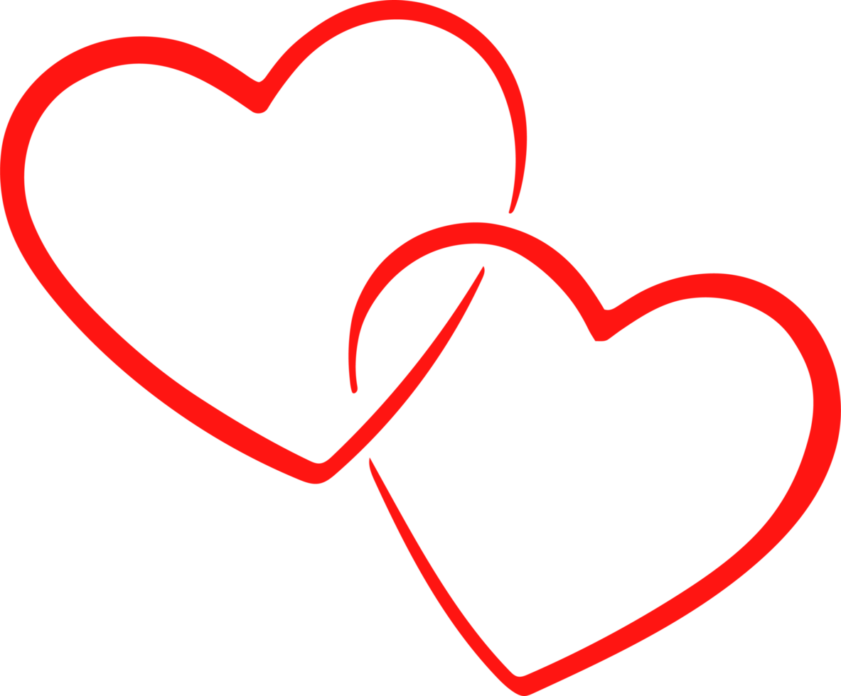 love hand drawn png