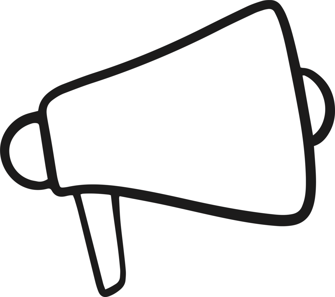megaphone message illustration png