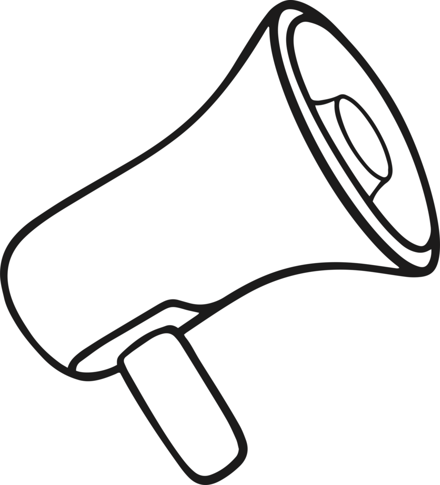 megaphone message illustration png