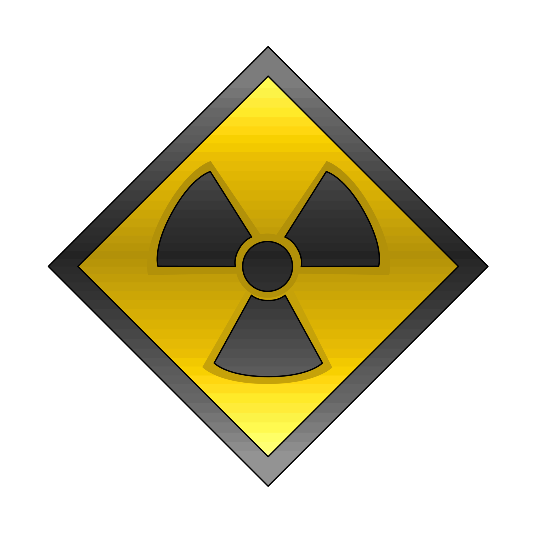 Illustration of radiation symbol 35932208 PNG