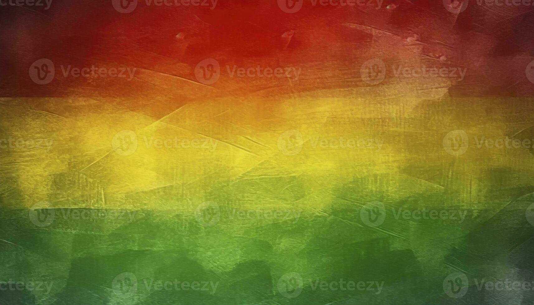 AI generated Black History Month Celebration Background. A textured canvas with grunge texture in red, yellow, and green paint colors, symbolizing the significance of Black History Month. photo