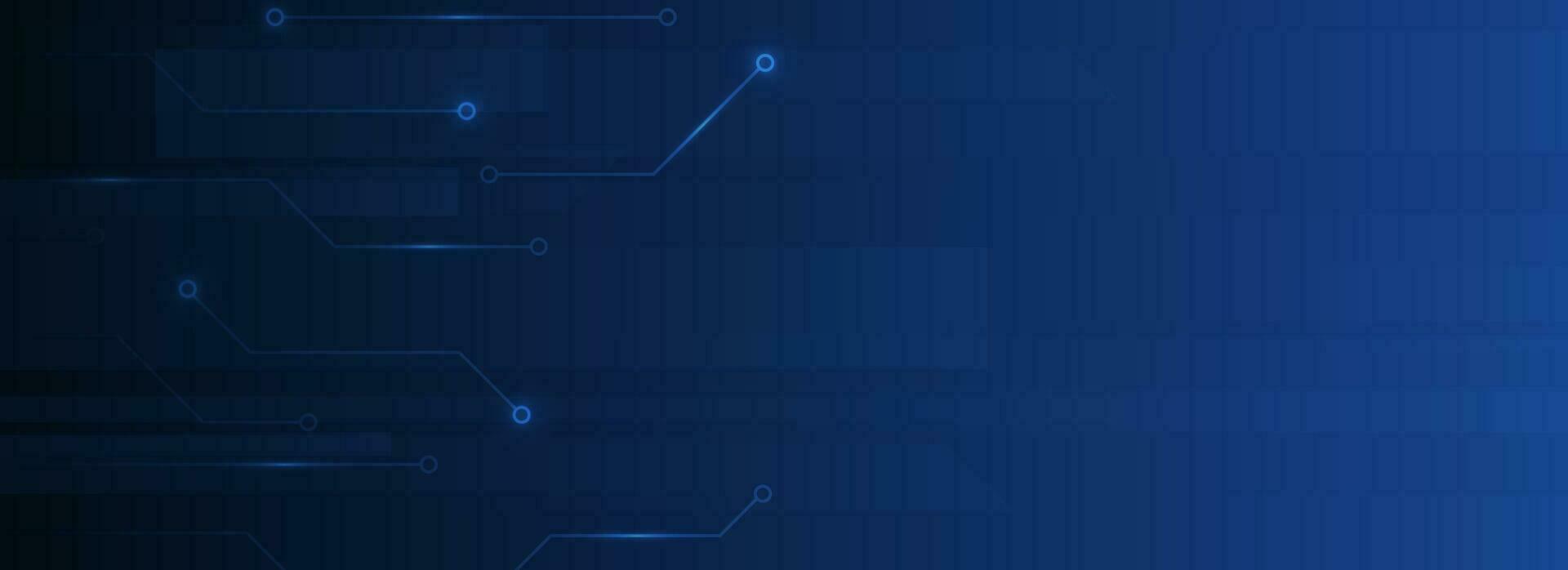 Futuristic modern technology background concept glowing circuit board elements vector
