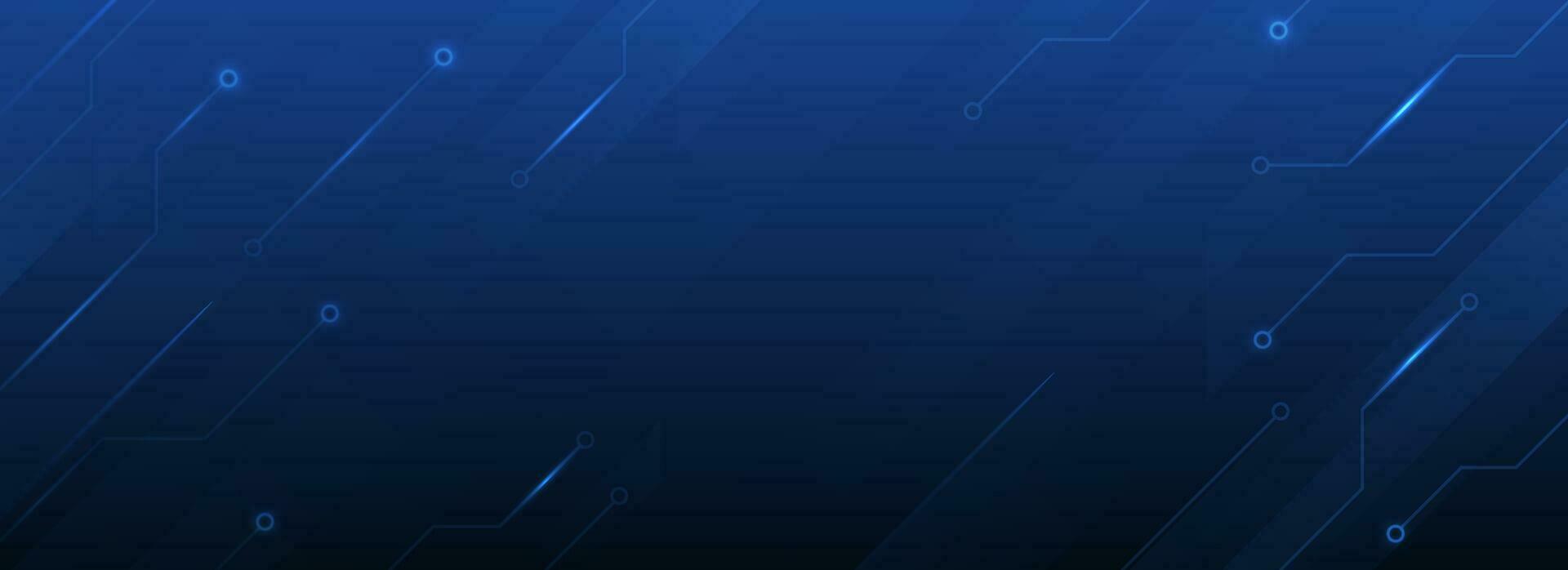 Futuristic modern technology background concept glowing circuit board elements vector