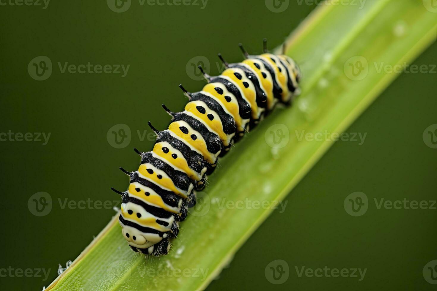 ai generado oruga encajar mariposa. generado ai. foto