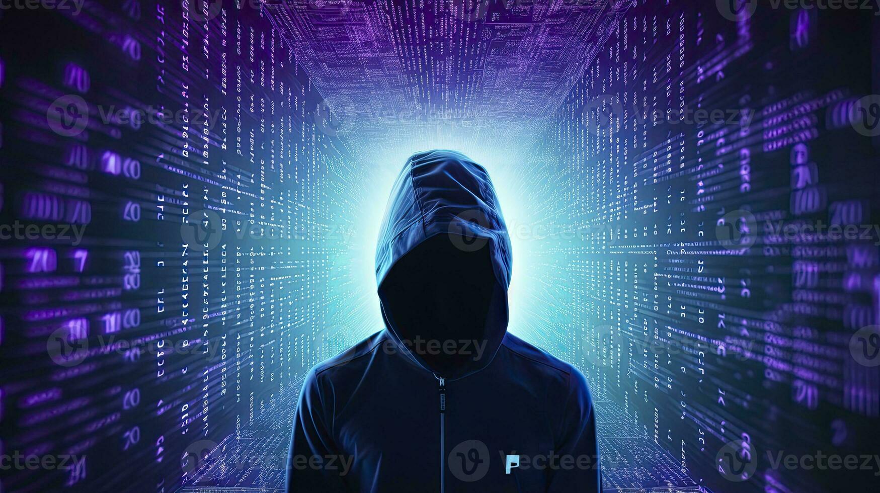 AI generated Unveiling the Anonymous Hacker. Digital Intrigue, Invisible Threats. AI Generated photo