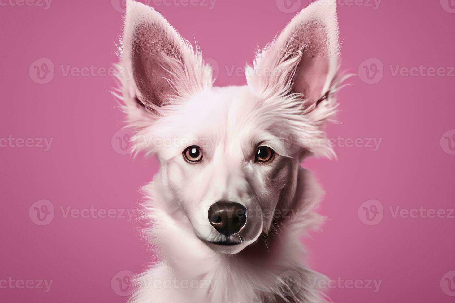 AI generated A beautiful dog looking at camera.AI Generated photo