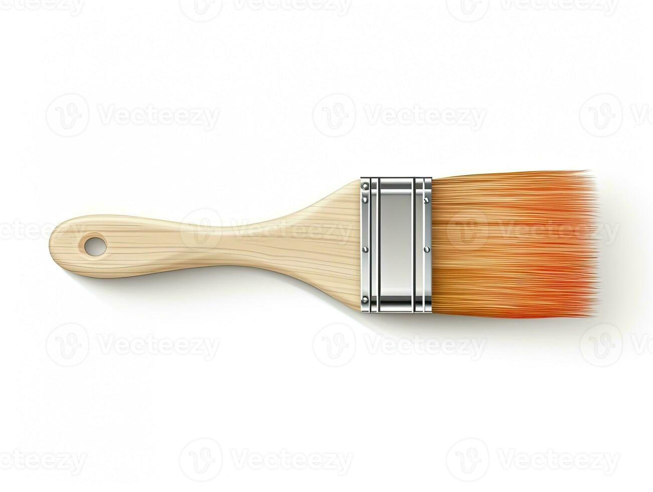 AI generated Paintbrush isolated white background. AI Generated photo