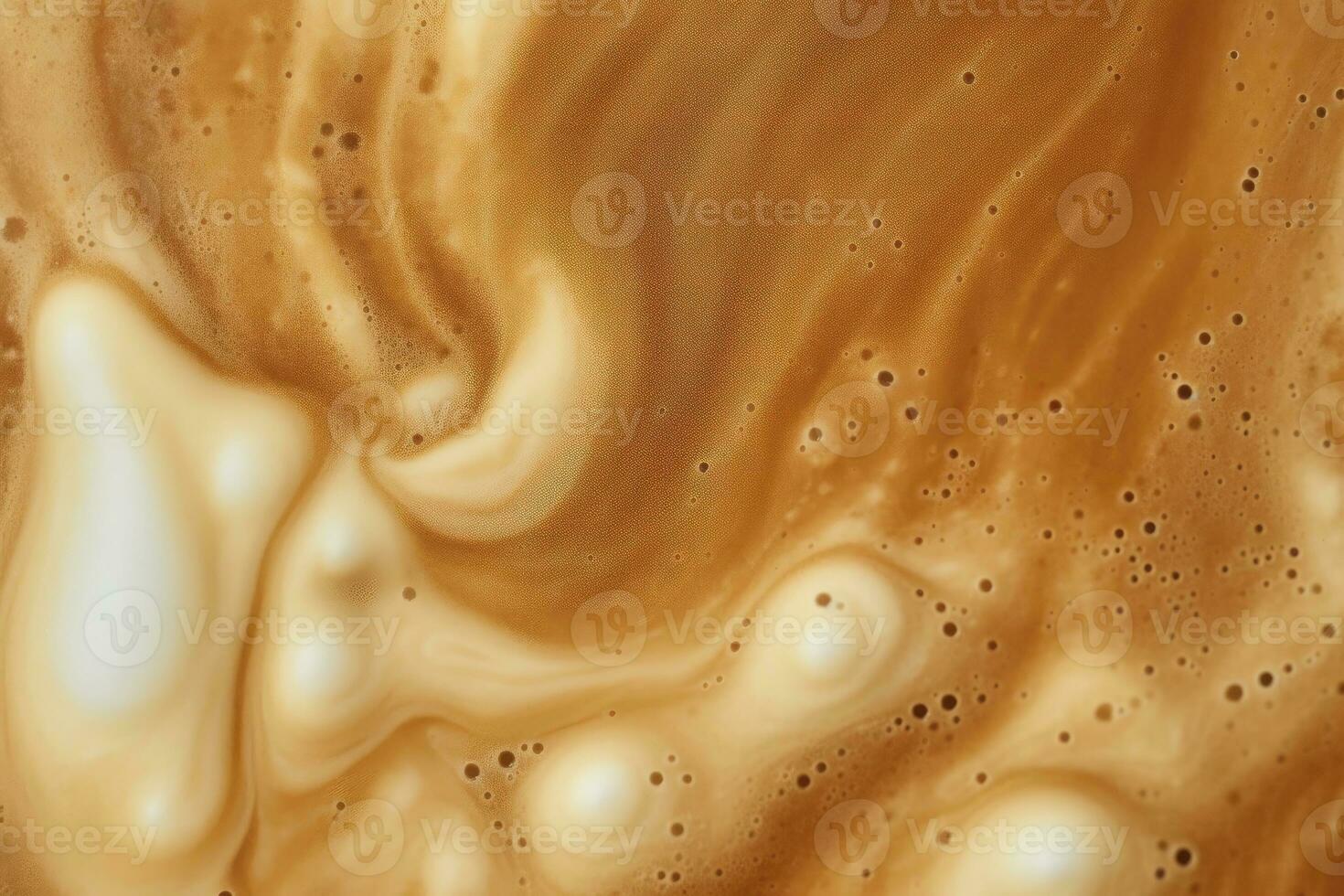 AI generated Coffee foam texture. AI Generated photo