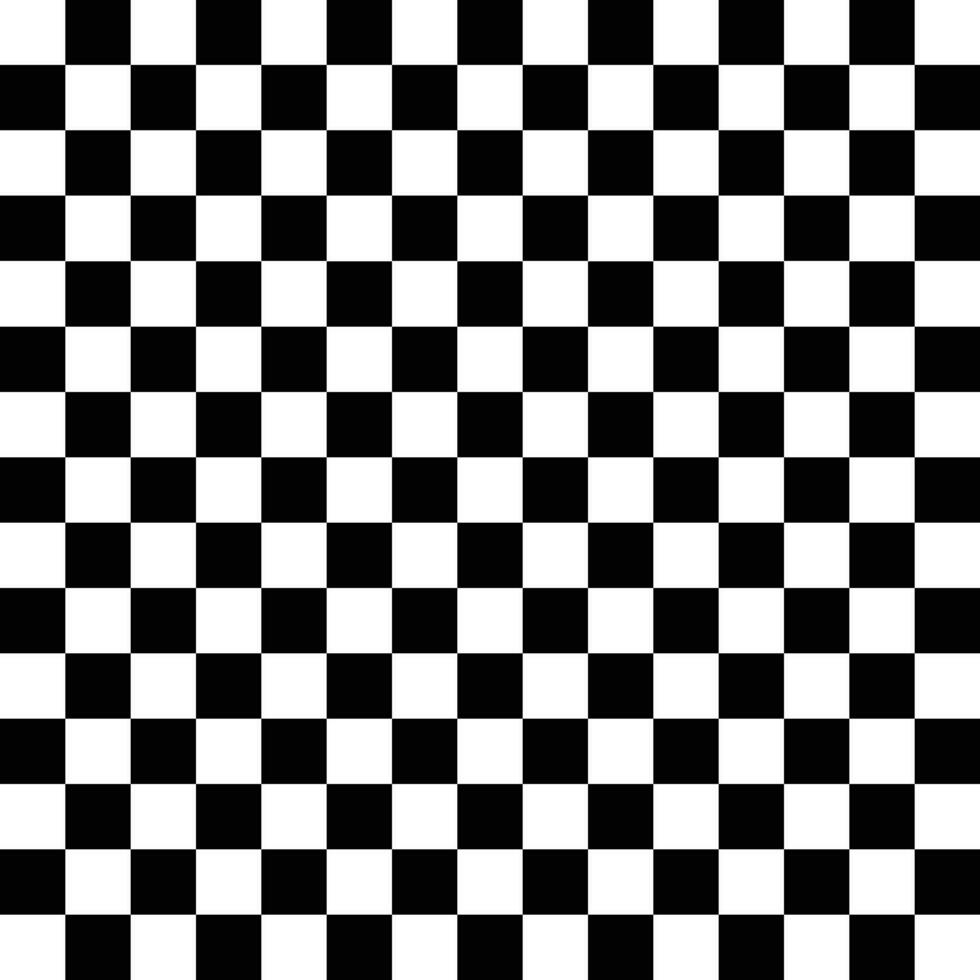 Seamless black and white square pattern vector