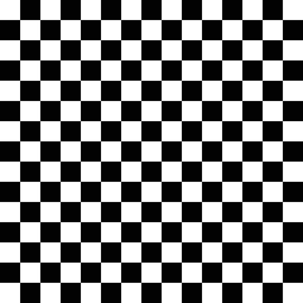 Seamless black and white square pattern vector