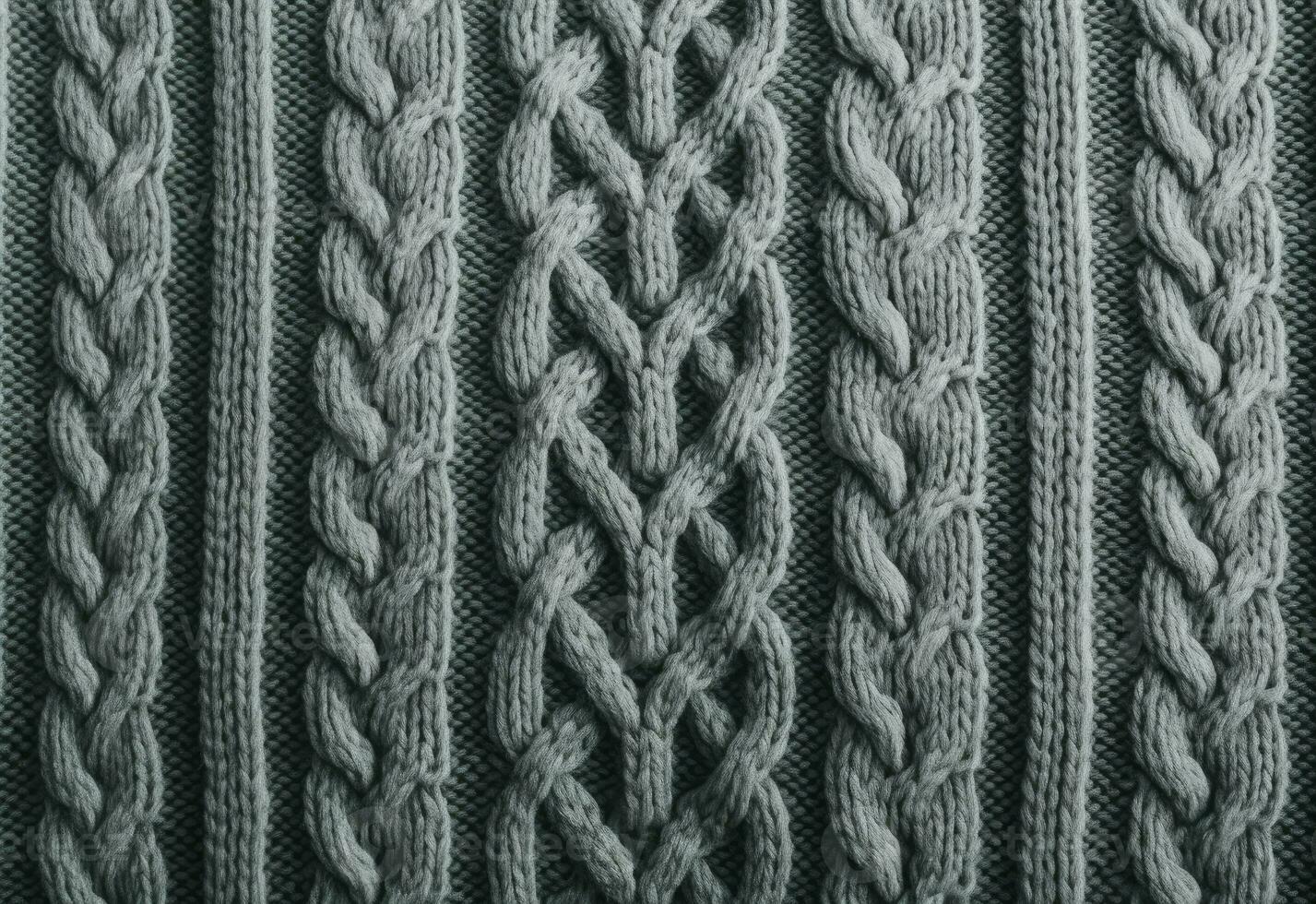 AI generated Knitted sweater texture, background with copy space. AI Generated photo