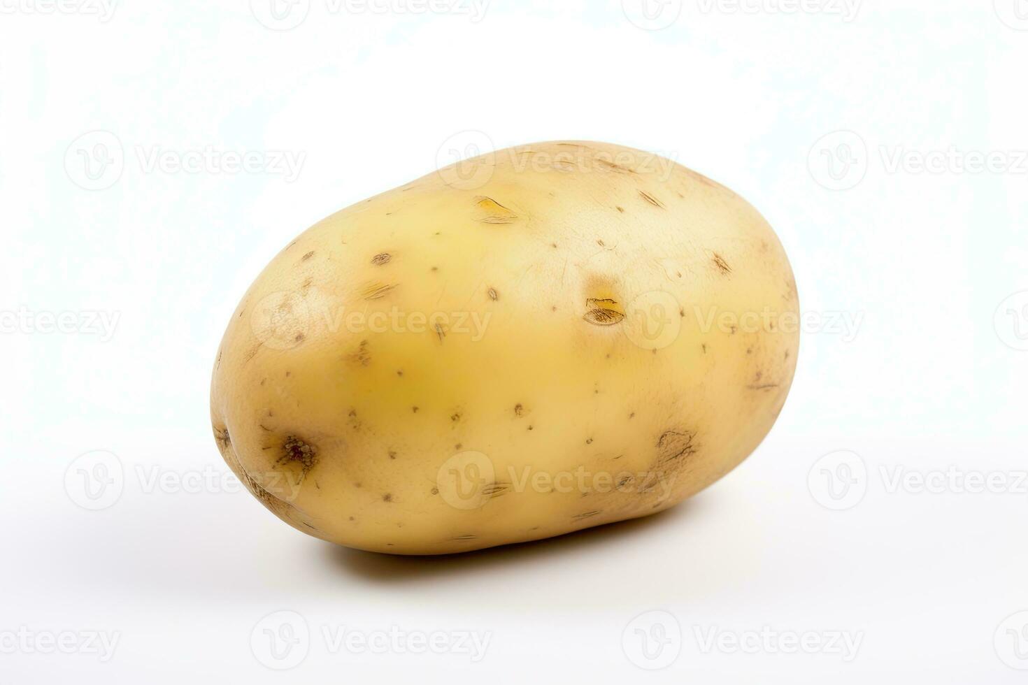 AI generated Potato isolated on white background. AI Generated photo