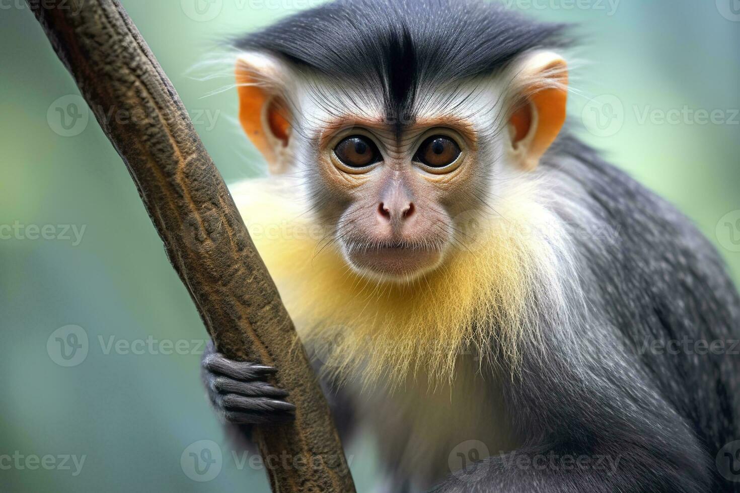 AI generated Wolfs Mona Monkey. Generative AI photo