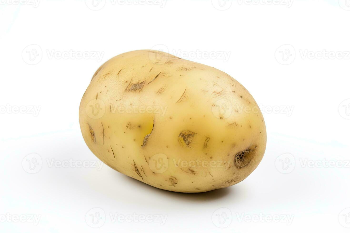 AI generated Potato isolated on white background. AI Generated photo