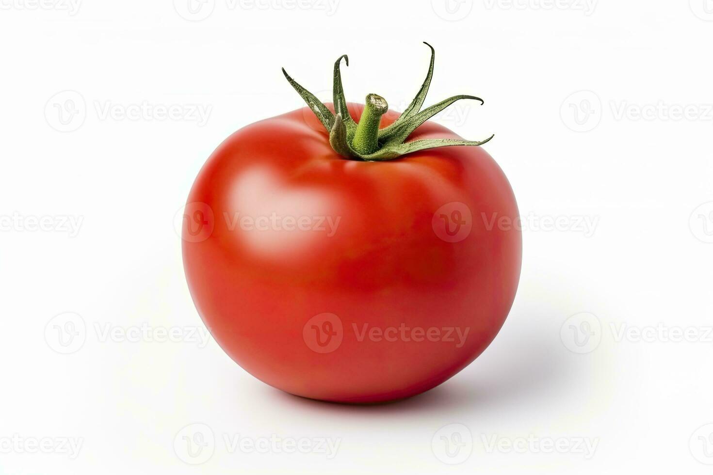 ai generado tomate aislado en blanco antecedentes. ai generado foto