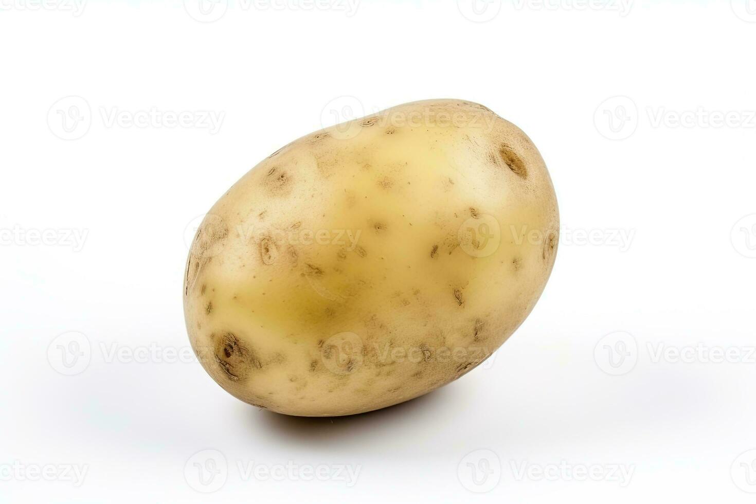 AI generated Potato isolated on white background. AI Generated photo