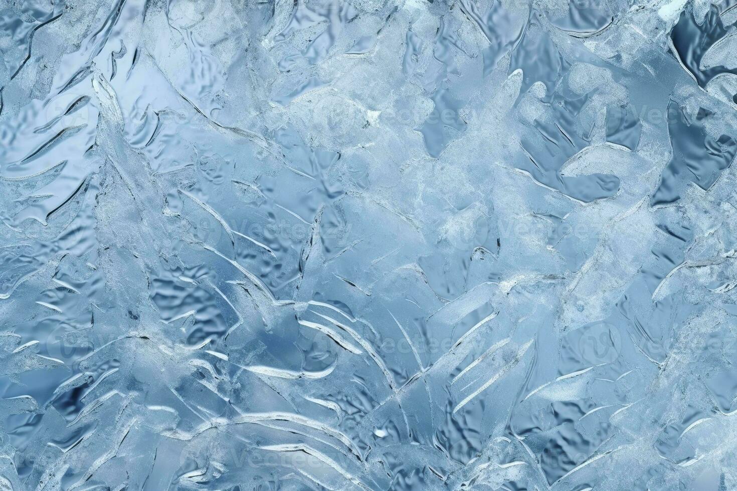 AI generated Abstract ice textures on car window in winter. Frosted Glass and Ice. A Textured Look. backgrounds and textures concept. AI Generative photo