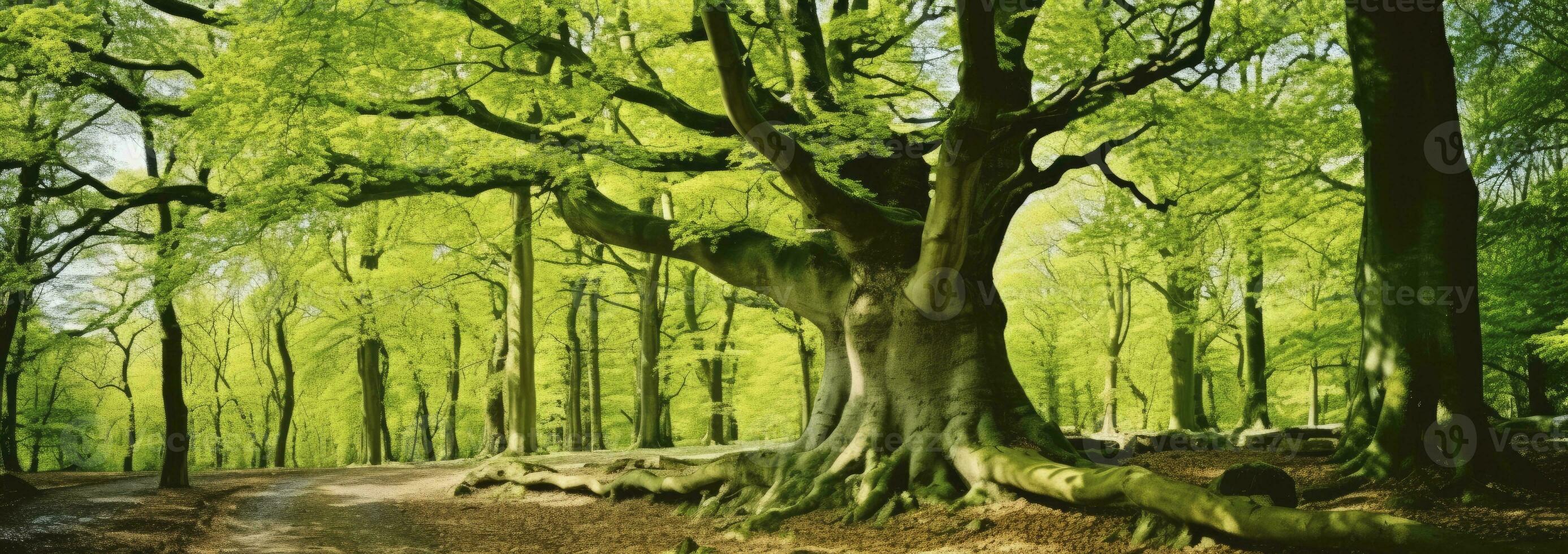 AI generated Angel Oak. AI Generated photo