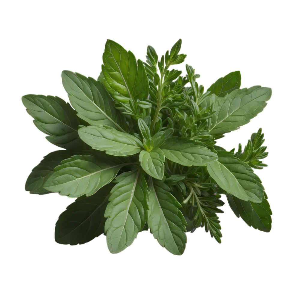 AI generated Fresh herb isolated on transparent background png