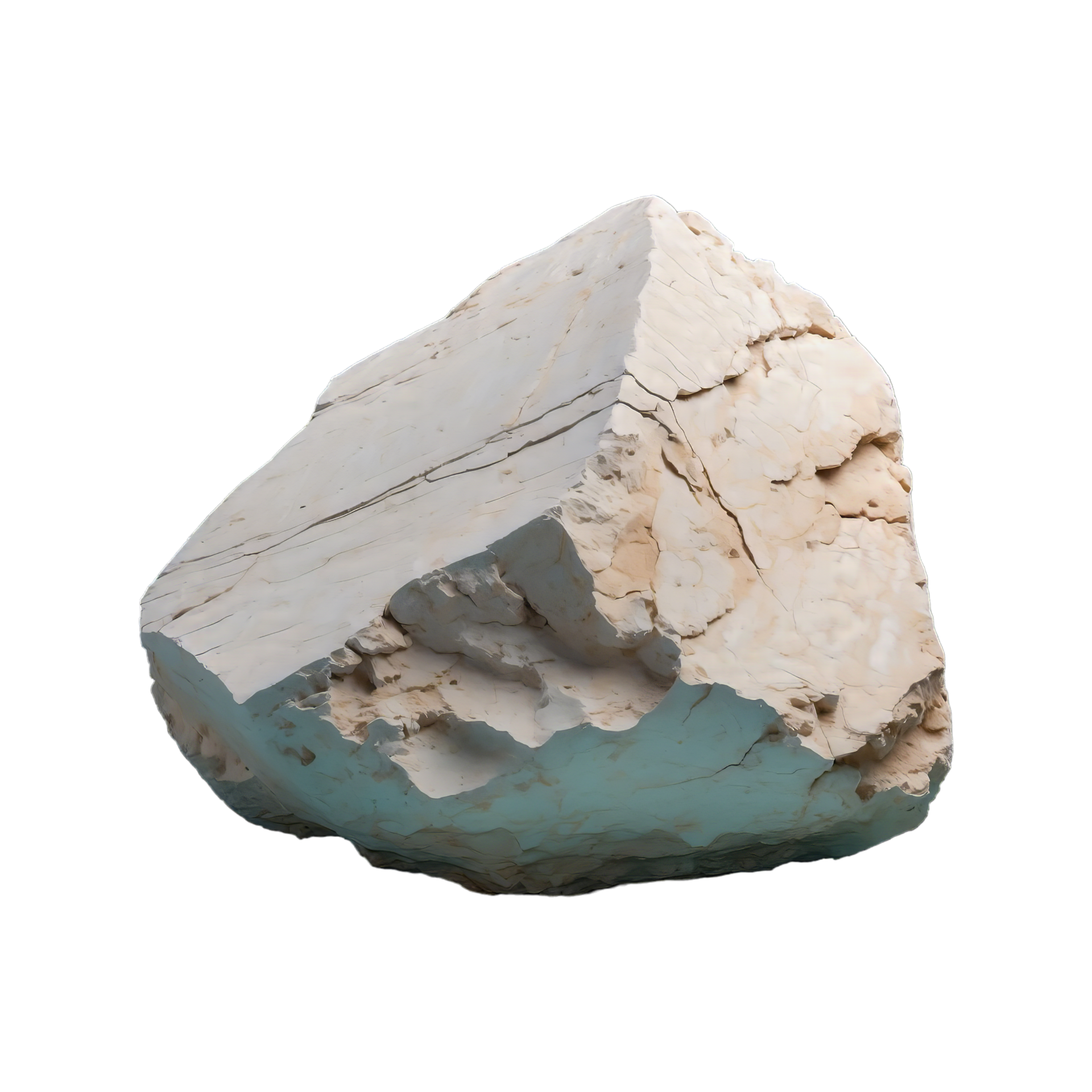 AI generated Limestone rock isolated on transparent background 35938046 PNG
