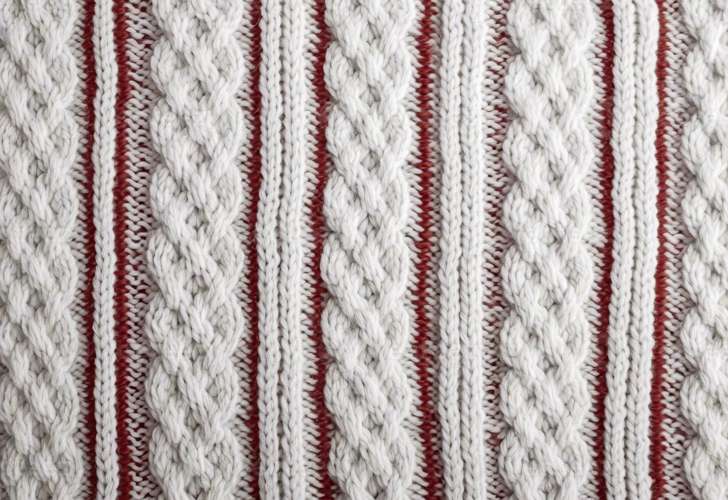 AI generated Knitted sweater texture, background with copy space. AI Generated photo