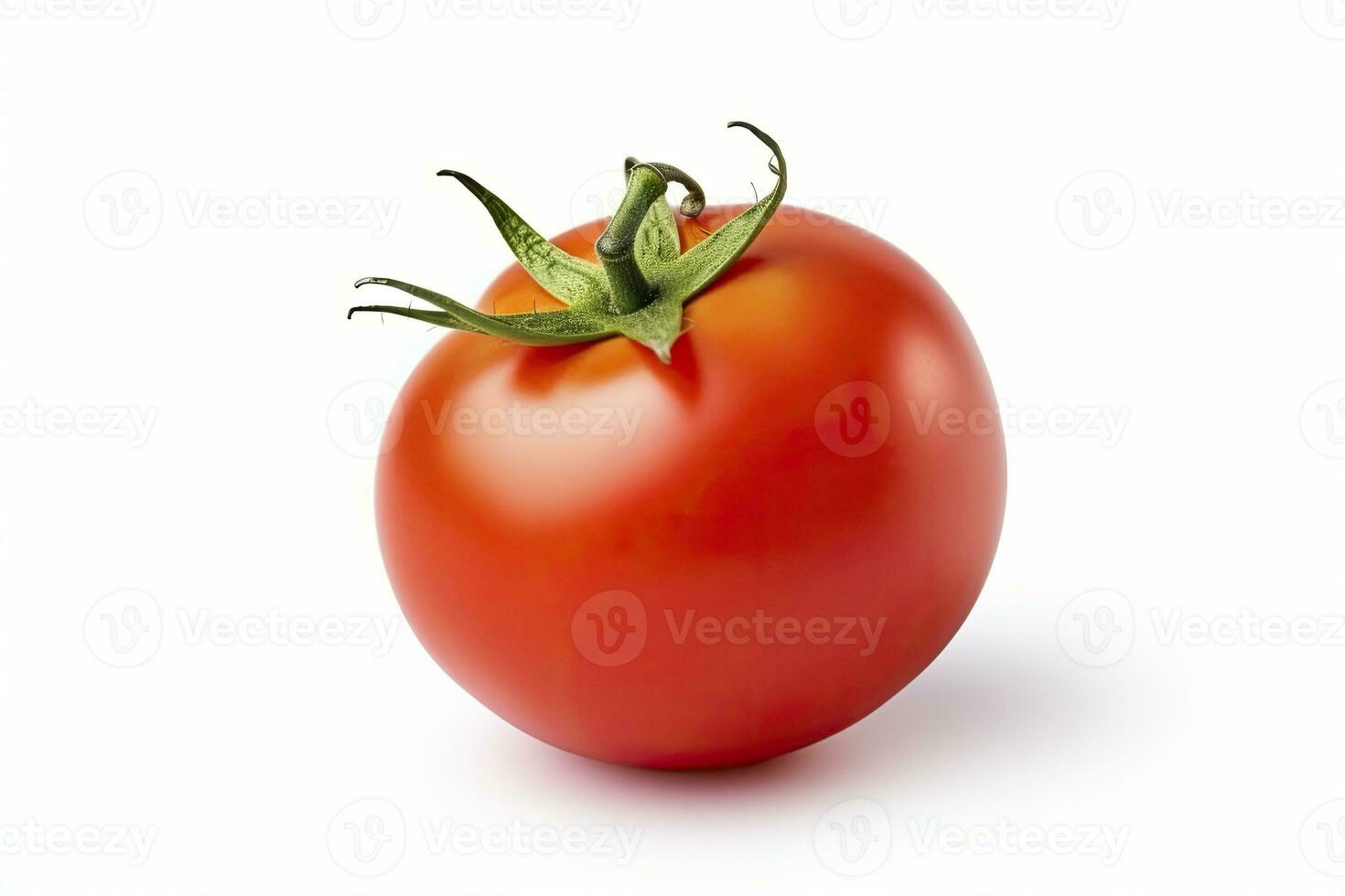 ai generado tomate aislado en blanco antecedentes. ai generado foto