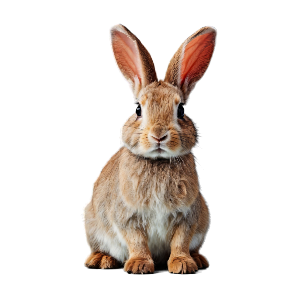 AI generated A rabbit isolated on transparent background png