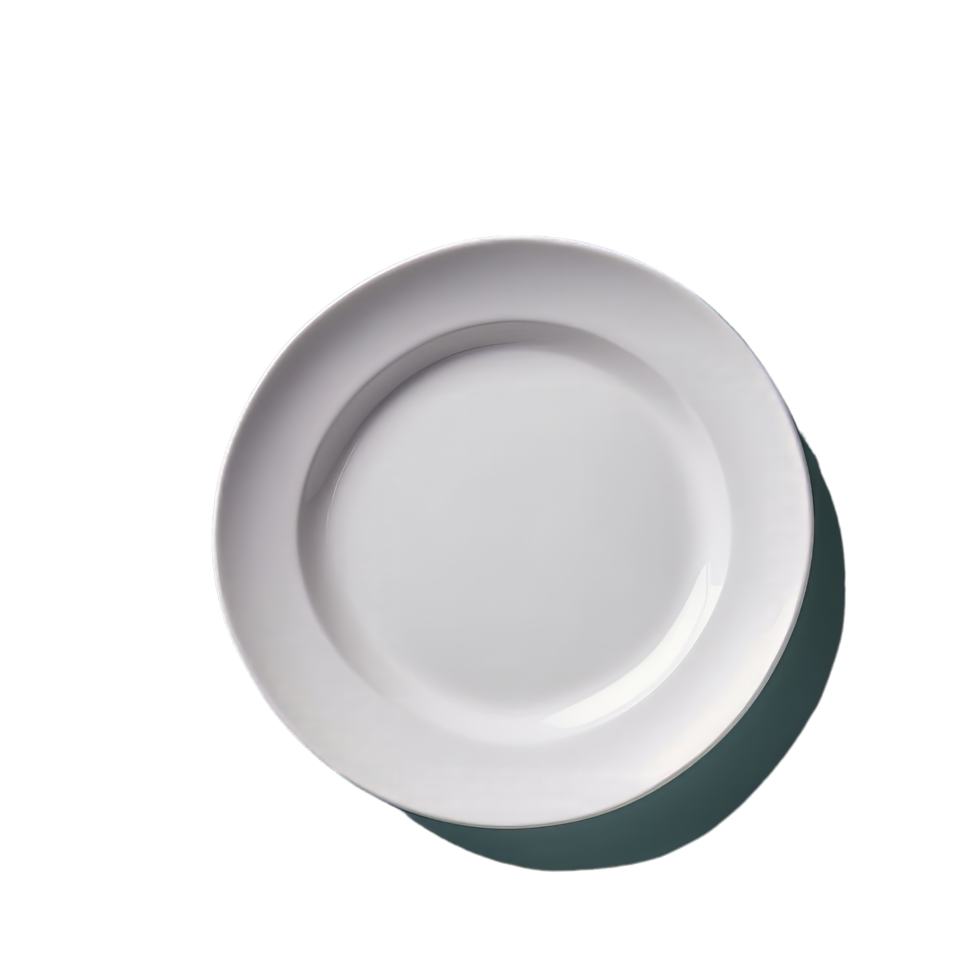 AI generated Ceramic plate isolated on transparent background 35939980 PNG
