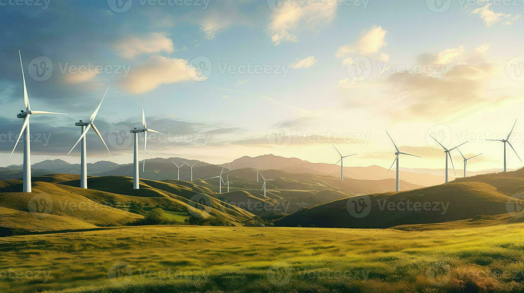 AI generated conservation environment eco background photo