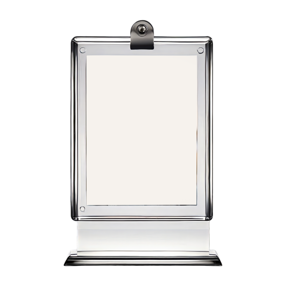 AI generated Photo holder isolated on transparent background png