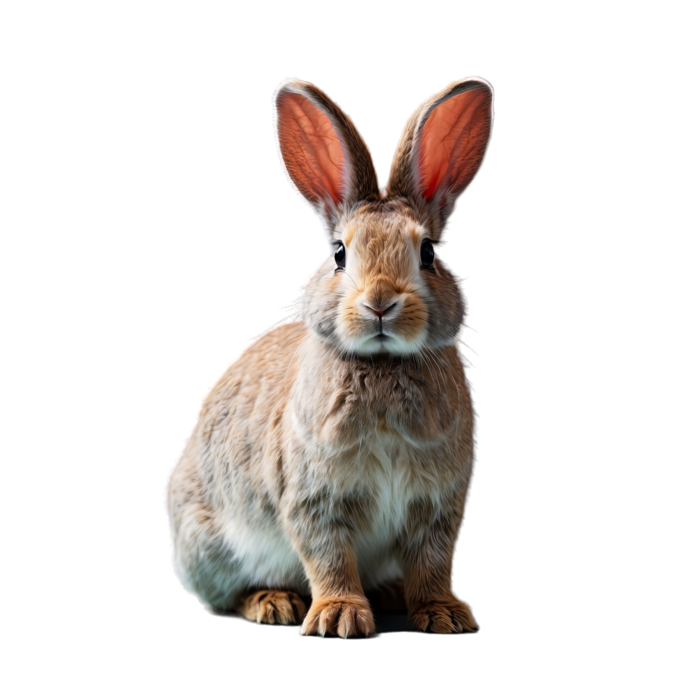 AI generated A rabbit isolated on transparent background png