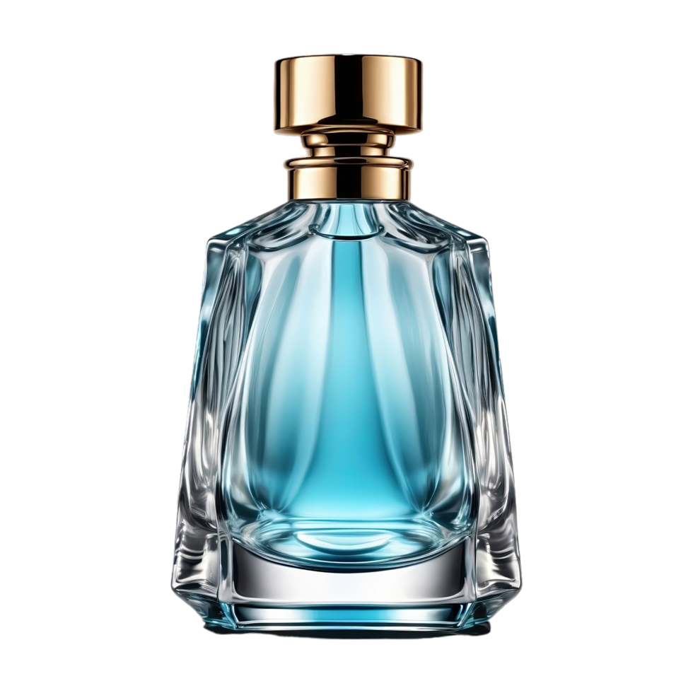 AI generated Perfume glass isolated on transparent background png