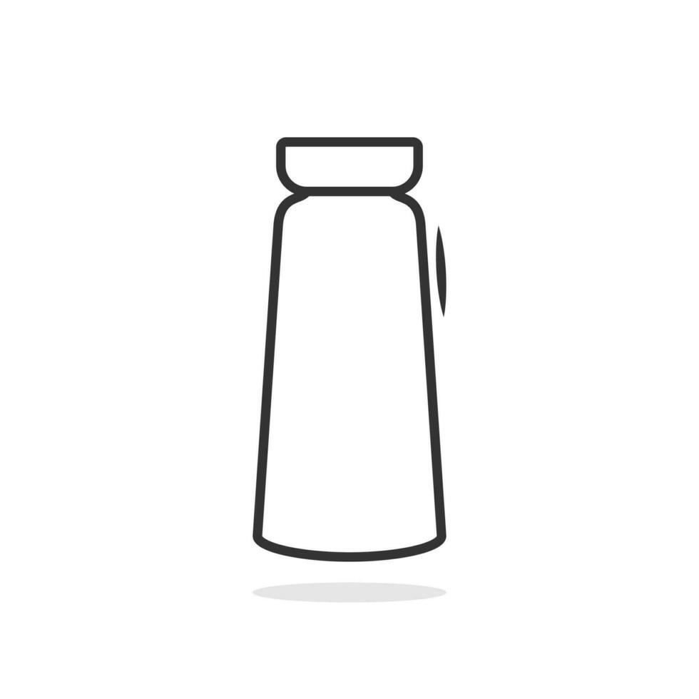 Sport water bottle vector illustration. Drink concept, Gym bottle, Drinking water, School water bottle, Fitness flask, Sports water bottle, Reusable water bottle
