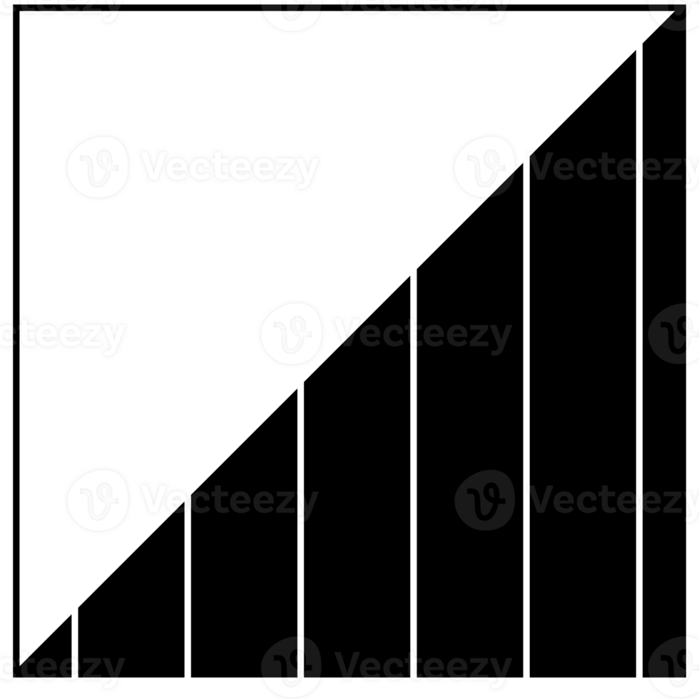 AI generated a black and white image of a bar graph png