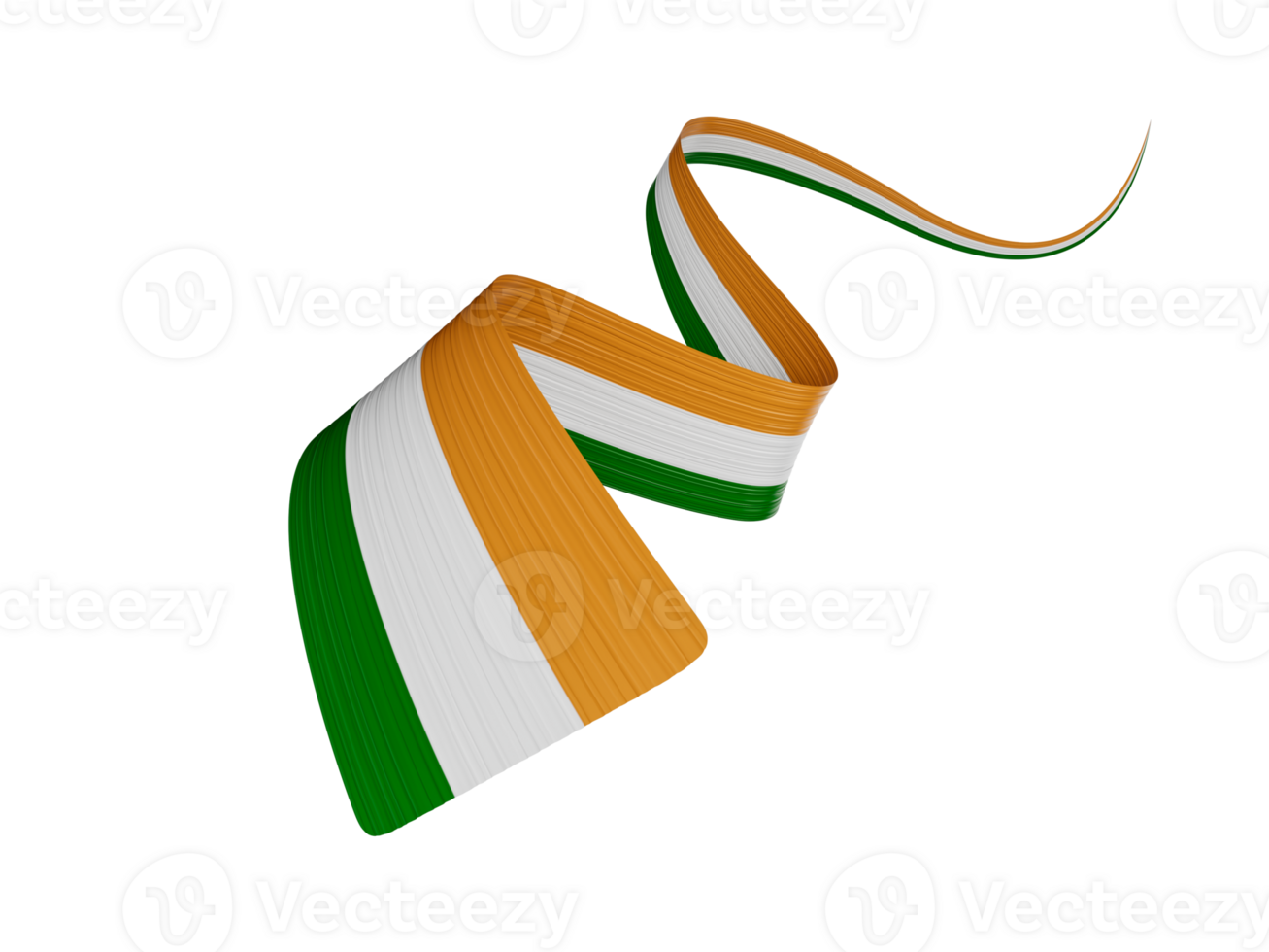 3d Flag Of India 3d Shiny Waving Flag Ribbon, 3d Illustration png