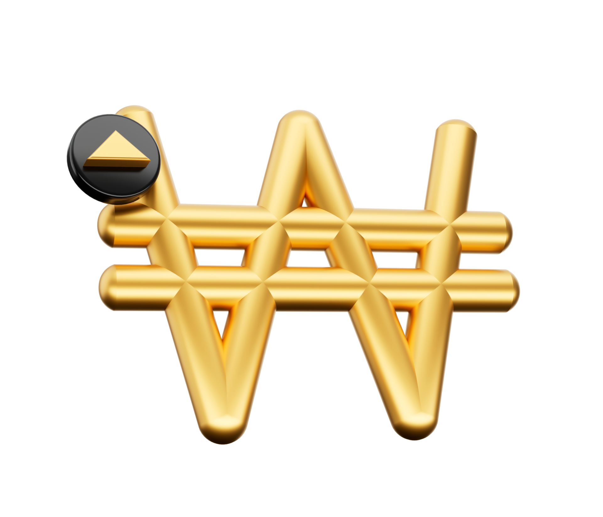 currency-icon-korean-won-icon-south-korean-won-symbol-icon-3d