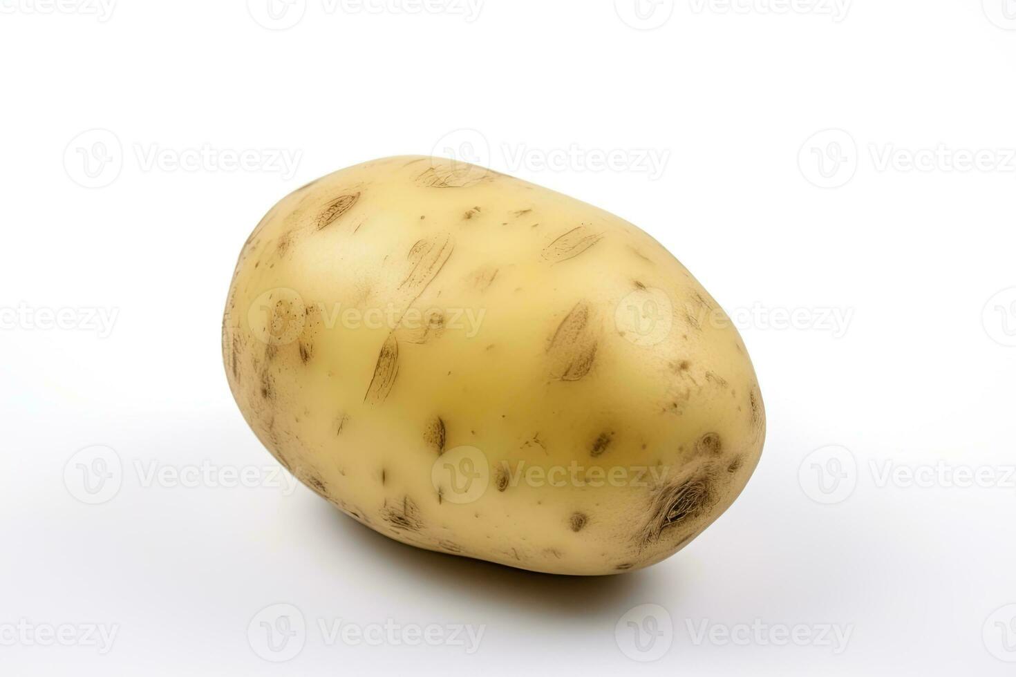 AI generated Potato isolated on white background. AI Generated photo