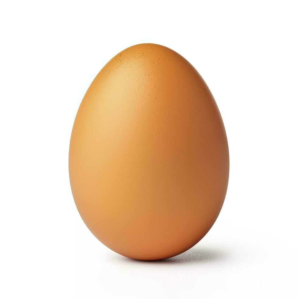 AI generated Egg isolated on white background. AI Generated photo