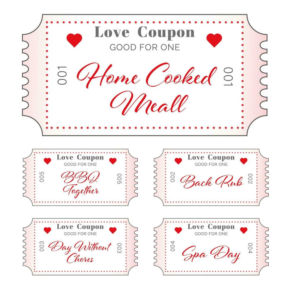 y2k coupons with romantic phrases in German on a gradient background. Flyers for Valentine's Day. vector
