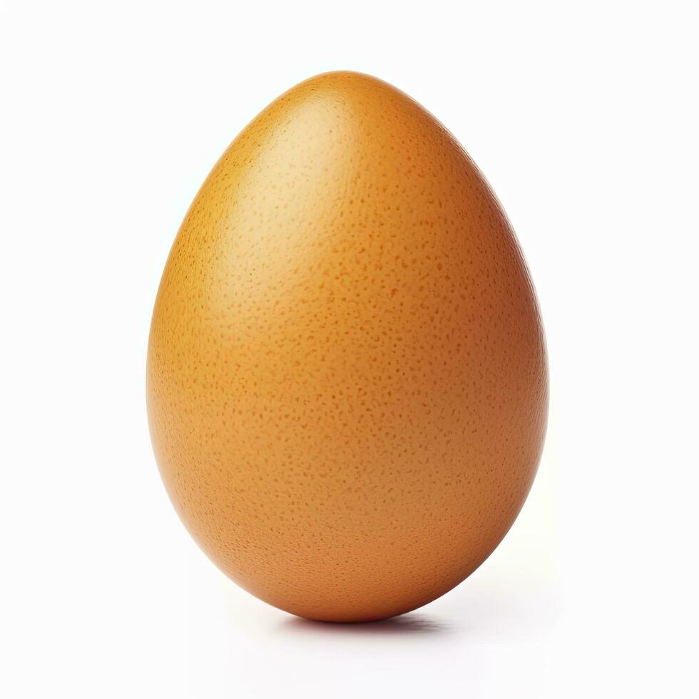 AI generated Egg isolated on white background. AI Generated photo