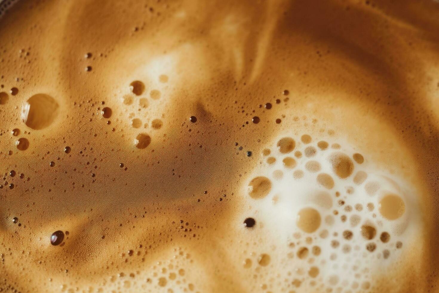 AI generated Coffee foam texture. AI Generated photo