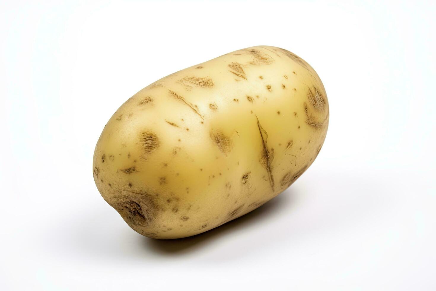 AI generated Potato isolated on white background. AI Generated photo