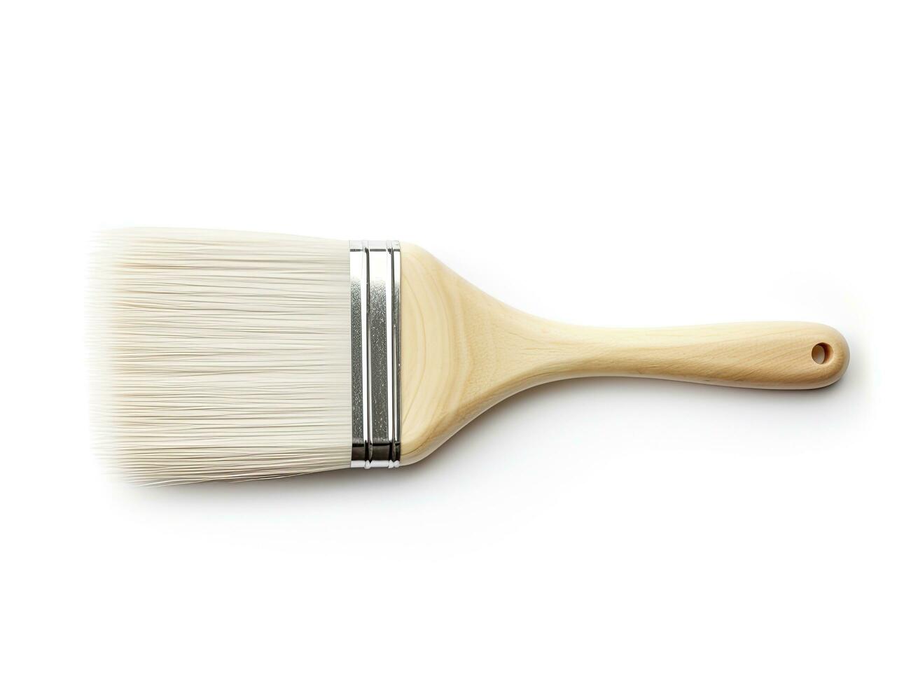 AI generated Paintbrush isolated white background. AI Generated photo