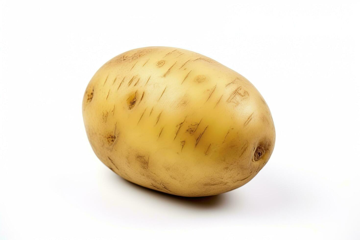 AI generated Potato isolated on white background. AI Generated photo