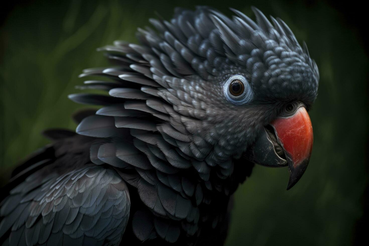 AI generated A Beautful Red Tailed Black Cockatoo. AI Generated ...