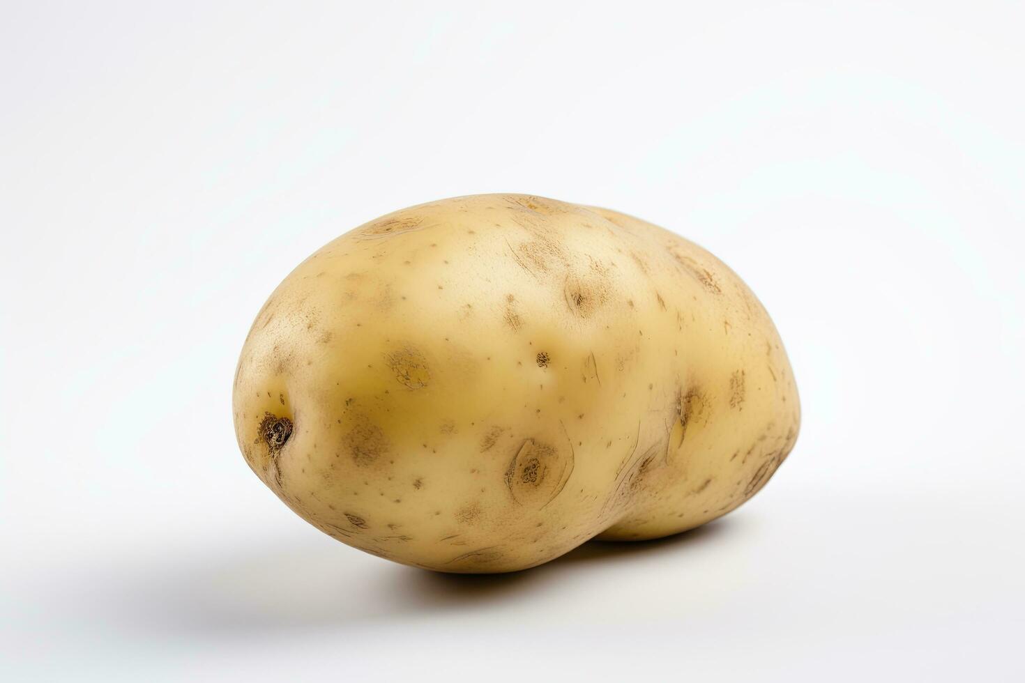 AI generated Potato isolated on white background. AI Generated photo