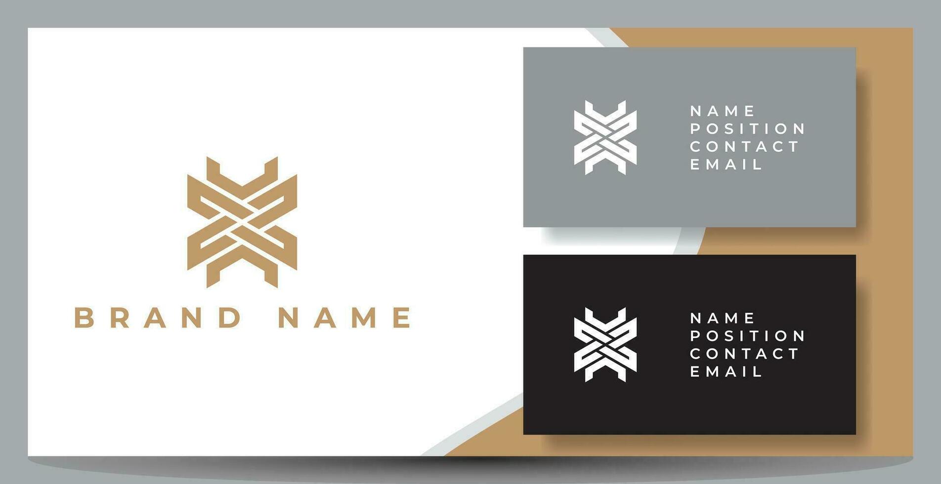 resumen creativo y minimalista letra mx logo diseño icono con social sencillo negocio tarjeta diseño modelo presentación vector
